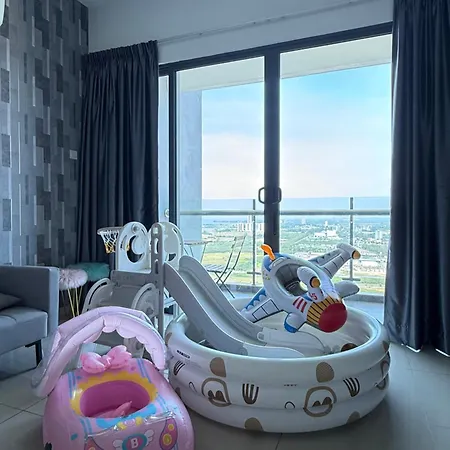 New I Atlantis Seaview I 4-5Pax I Waterpark I 5Minjonker I Kids Slide Apartment